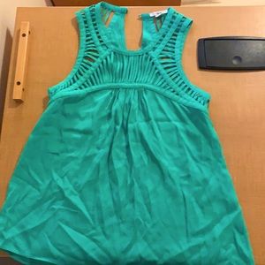 Bar III Sea Foam Green Blouse